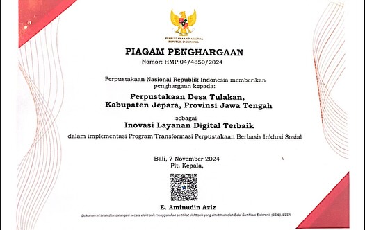 Sampul LAYANAN DIGITAL TERBAIK PLM NASIONAL